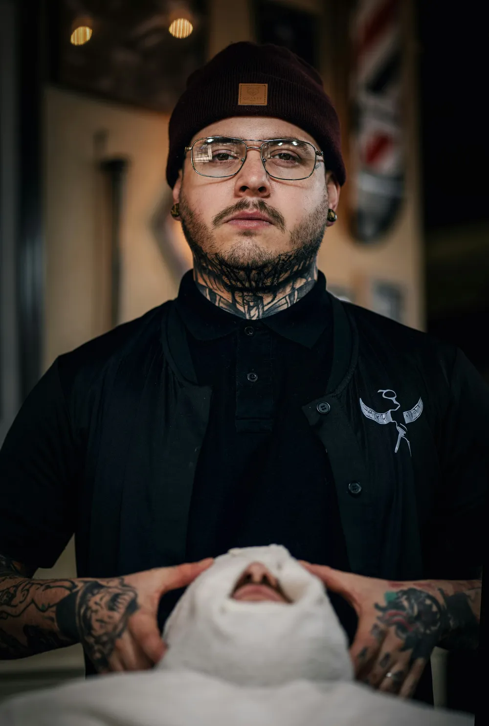 Alexandre Martin, fondateur du Cordeau, derrière son fauteuil